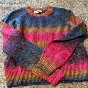 BB Dakota by Steve Madden Multicolor Gradient Sweater